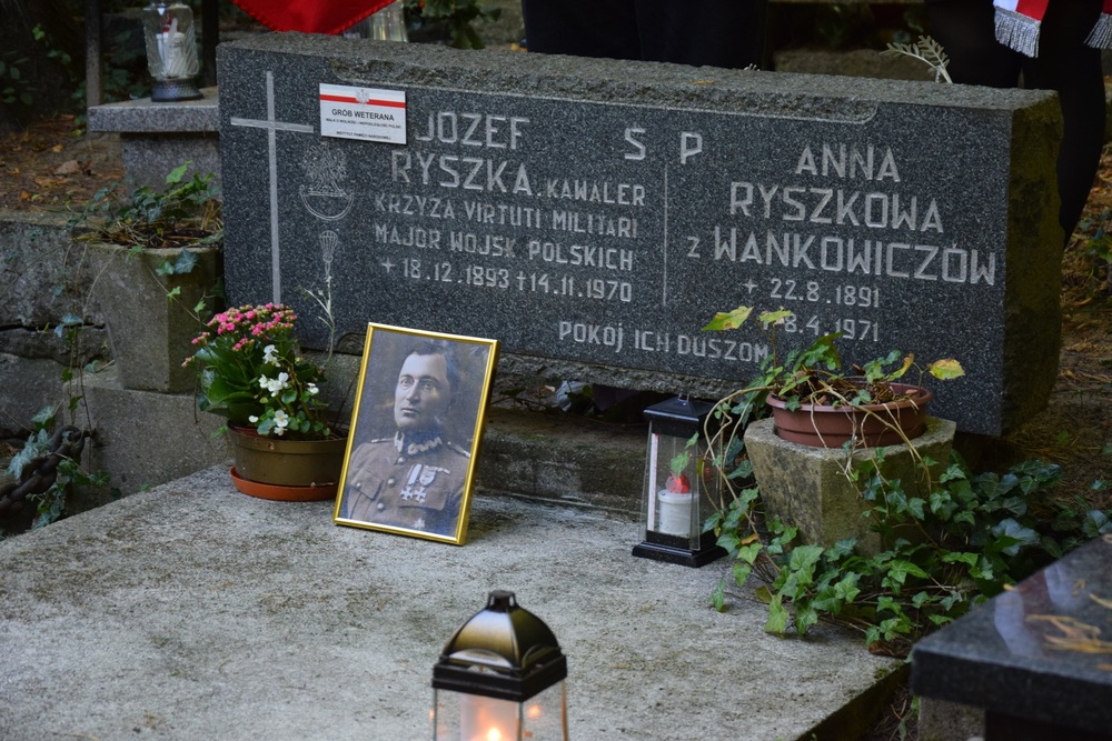 Upamiętniliśmy powstańca śląskiego mjr. Józefa Ryszkę w ramach akcji „Wszyscy jesteśmy ze Śląska!” w Sopocie. Fot. Danuta Mikoda/IPN