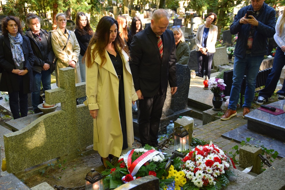 Upamiętniliśmy powstańca śląskiego mjr. Józefa Ryszkę w ramach akcji „Wszyscy jesteśmy ze Śląska!” w Sopocie. Fot. Danuta Mikoda/IPN