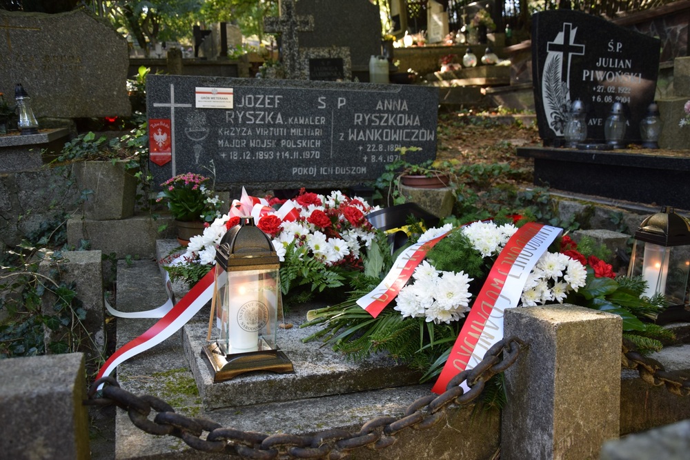 Upamiętniliśmy powstańca śląskiego mjr. Józefa Ryszkę w ramach akcji „Wszyscy jesteśmy ze Śląska!” w Sopocie. Fot. Danuta Mikoda/IPN