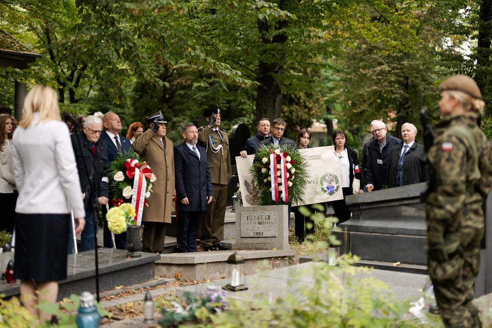 Upamiętnienie dr. Juliusza Niekrasza w ramach obchodów Dnia Polskiego Państwa Podziemnego. Fot.: IPN Krzysztof Łojko