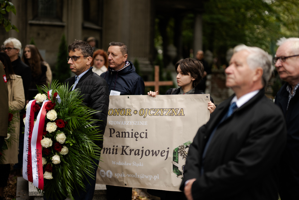 Upamiętnienie dr. Juliusza Niekrasza w ramach obchodów Dnia Polskiego Państwa Podziemnego. Fot.: IPN Krzysztof Łojko
