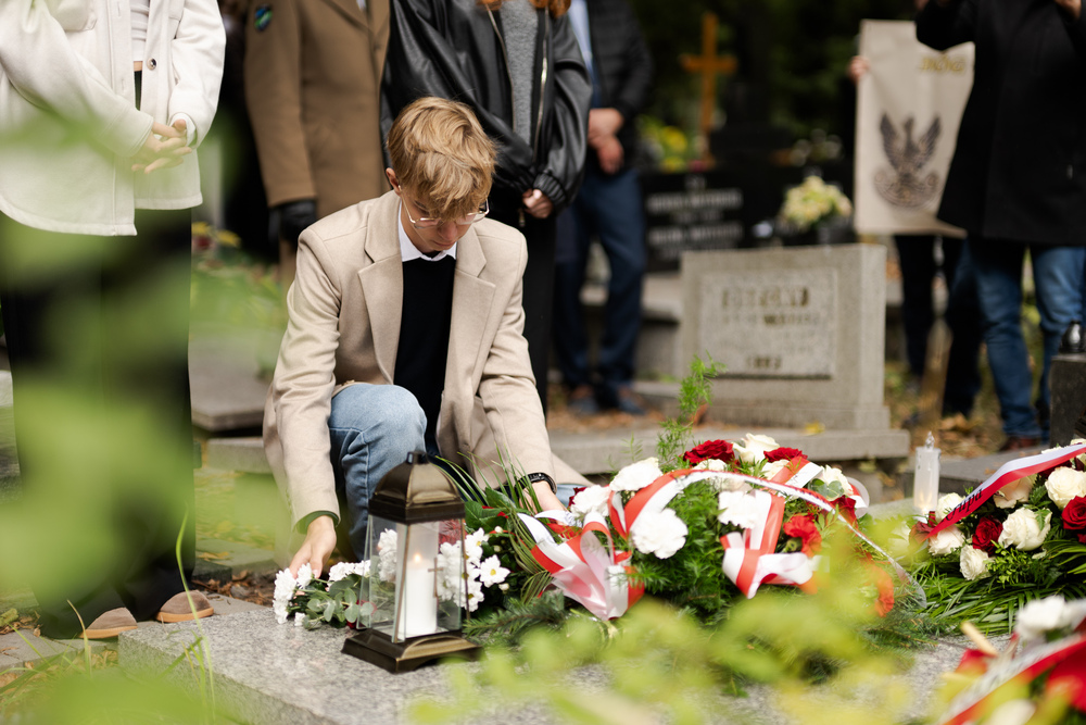 Upamiętnienie dr. Juliusza Niekrasza w ramach obchodów Dnia Polskiego Państwa Podziemnego. Fot.: IPN Krzysztof Łojko