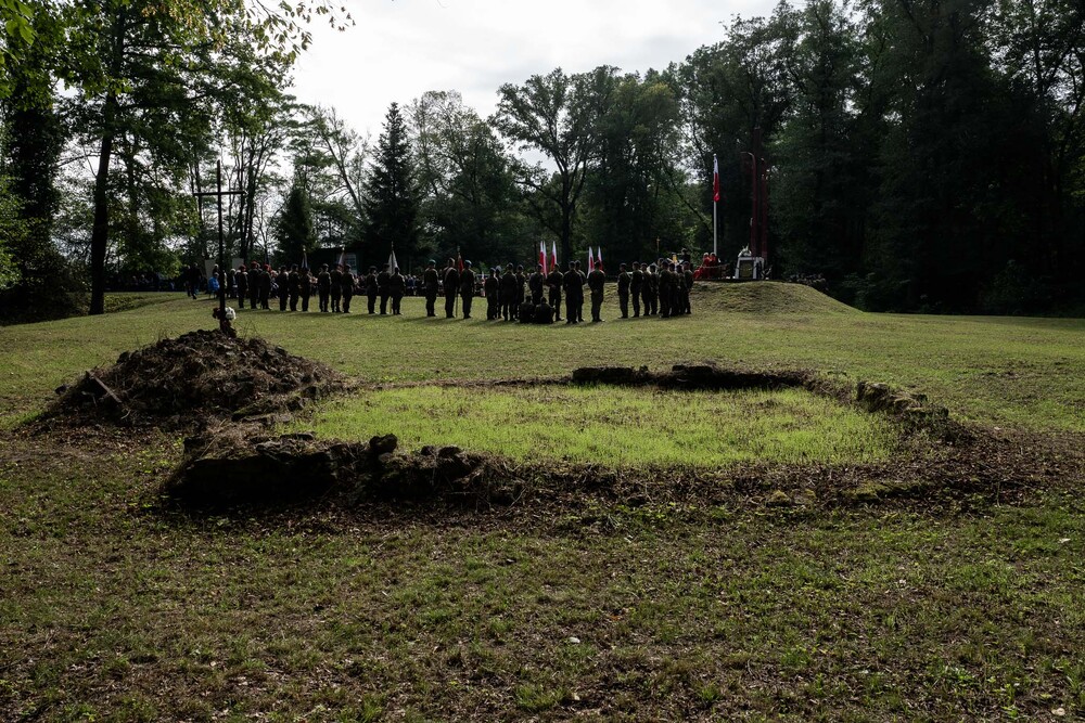 Upamiętniliśmy 79. rocznicę mordu na żołnierzach Narodowych Sił Zbrojnych - operacji „Lawina”. Fot.: IPN Krzysztof Łojko