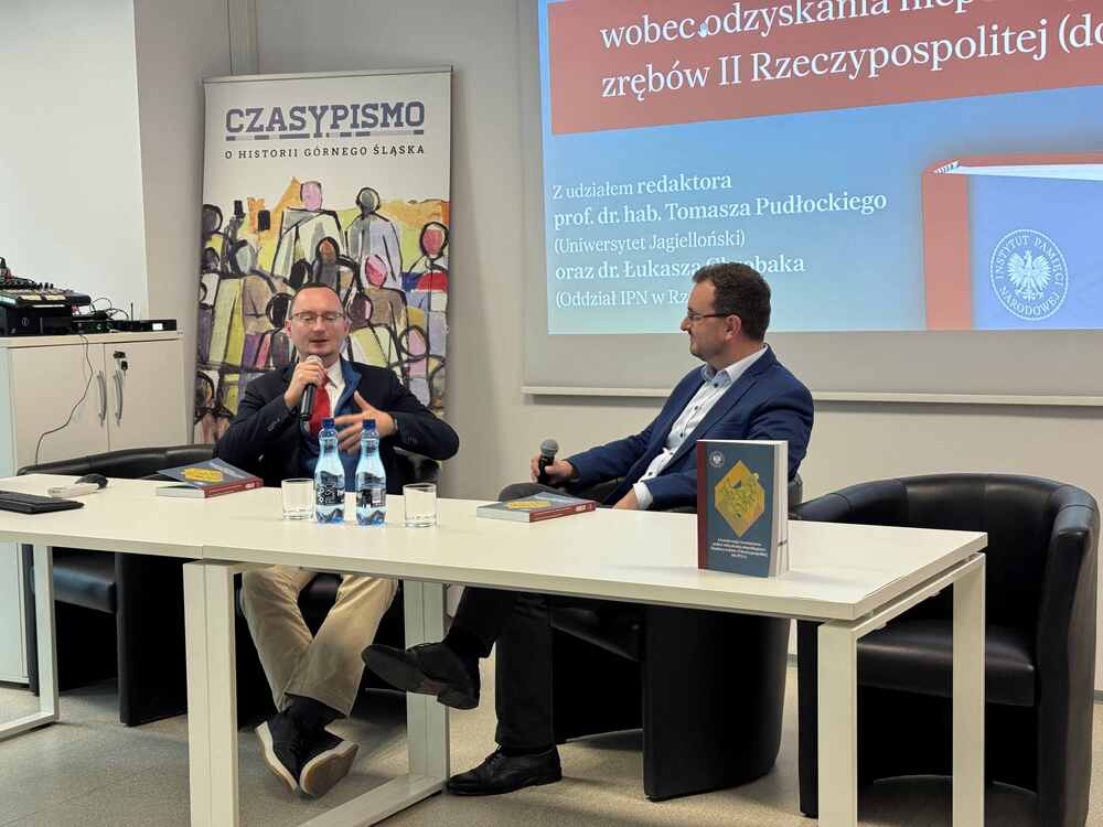 Spotkanie wokół książki „Arystokracja i ziemiaństwo wobec odzyskania niepodległości i budowy zrębów II Rzeczypospolitej (do 1921 r.)“ w Przystanku Historia w Katowicach, 30 września 2025. Fot.: IPN