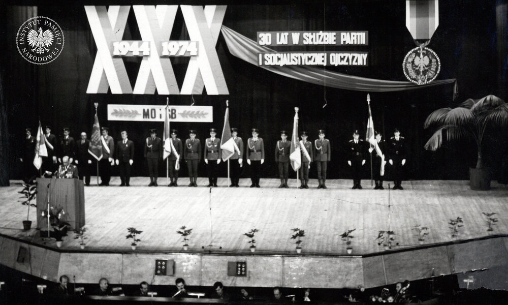 Akademia z okazji XXX-lecia MO i SB, październik 1974 r. (IPN Ka 439/13)