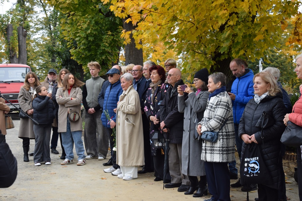 Upamiętnienie powstańca śląskiego Augustyna Wyleżycha w Wodzisławiu Śląskim. Fot. Danuta Mikoda/IPN