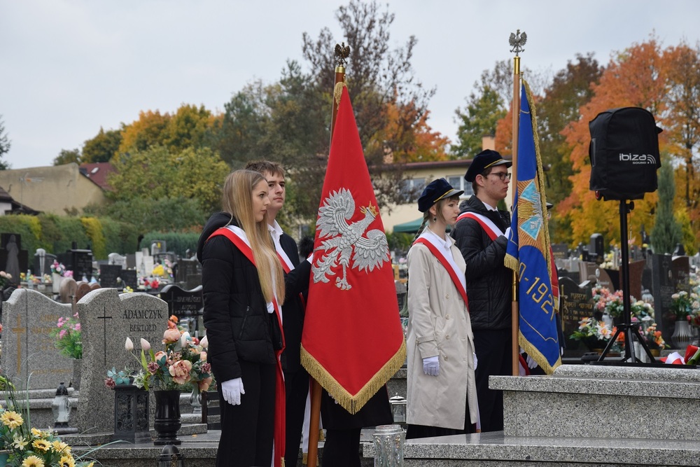 Upamiętnienie powstańca śląskiego Augustyna Wyleżycha w Wodzisławiu Śląskim. Fot. Danuta Mikoda/IPN