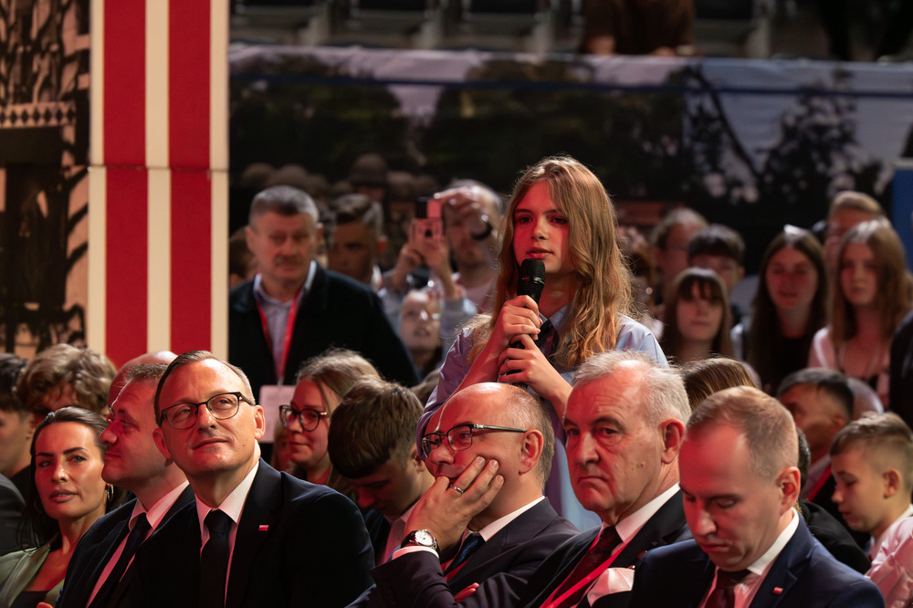 Spotkanie z Prezydentem RP Karolem Nawrockim. Fot.: IPN Krzysztof Łojko