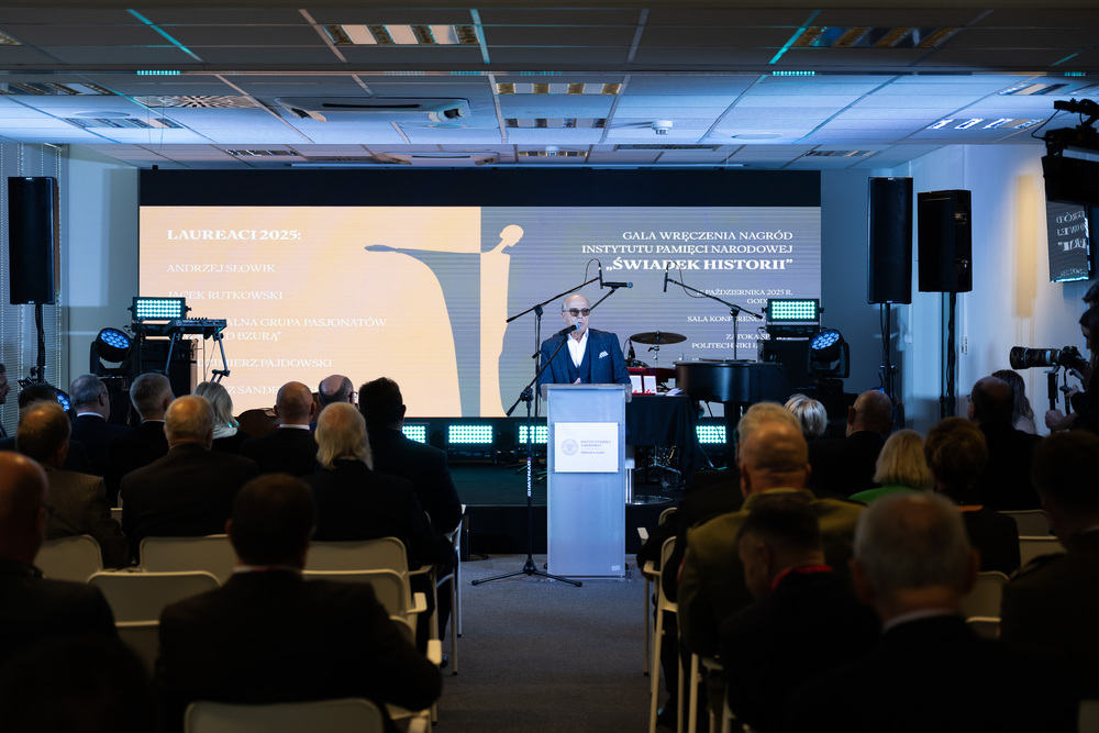 Gala wręczenia nagród „Świadek Historii” na Kongresie Przyszłości Narodowej w Łodzi. Fot.: IPN Krzysztof Łojko