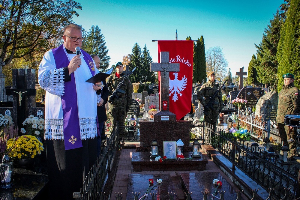 Upamiętniliśmy powstańców śląskich i sejneńskich Władysława Kryszpina ps. „Kruk” oraz Jana Skibickiego ps. „Kłos”. Fot. Katarzyna Dojs/IPN Białystok