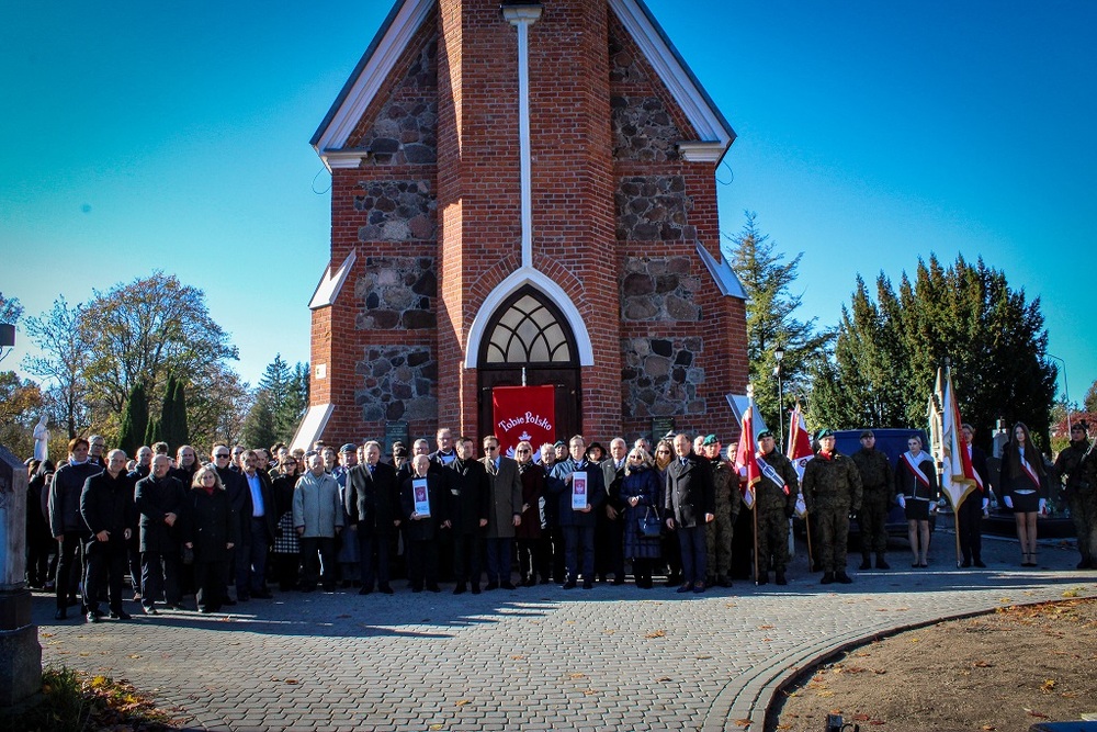 Upamiętniliśmy powstańców śląskich i sejneńskich Władysława Kryszpina ps. „Kruk” oraz Jana Skibickiego ps. „Kłos”. Fot. Katarzyna Dojs/IPN Białystok