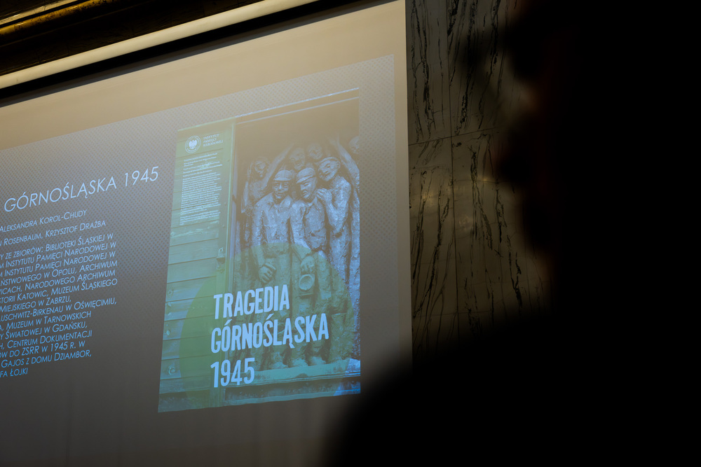 Konferencja edukacyjna dla młodzieży „Pod czerwoną gwiazdą – Górny Śląsk w 1945 r.”. Fot.: IPN Krzysztof Łojko