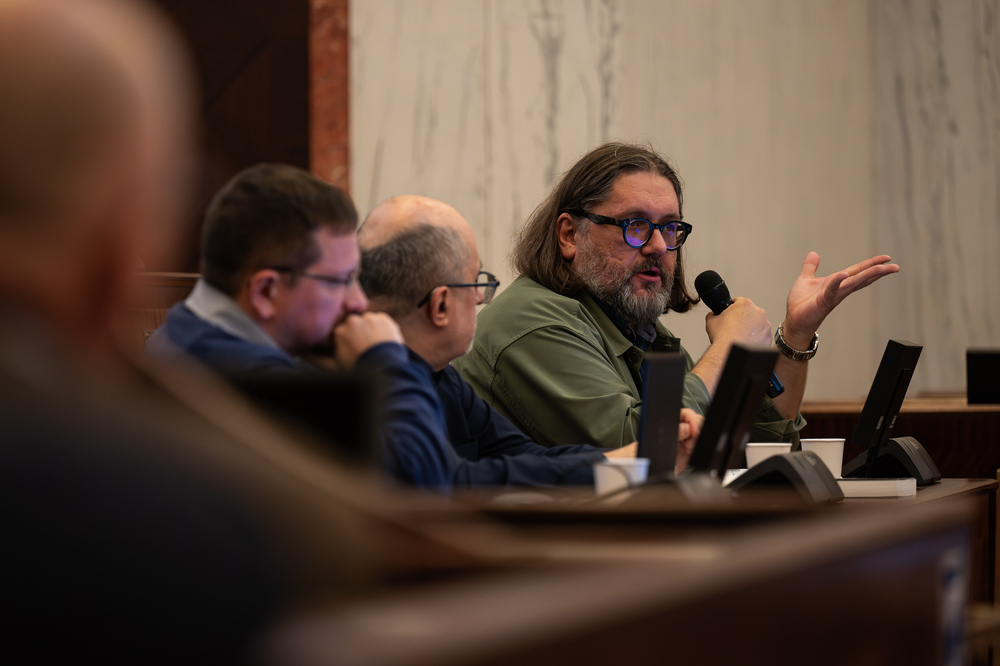 Konferencja edukacyjna dla młodzieży „Pod czerwoną gwiazdą – Górny Śląsk w 1945 r.”. Fot.: IPN Krzysztof Łojko