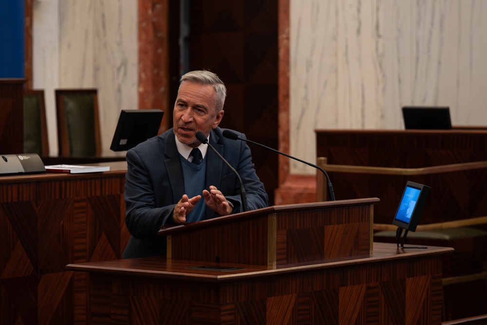 Konferencja edukacyjna dla młodzieży „Pod czerwoną gwiazdą – Górny Śląsk w 1945 r.”. Fot.: IPN Krzysztof Łojko