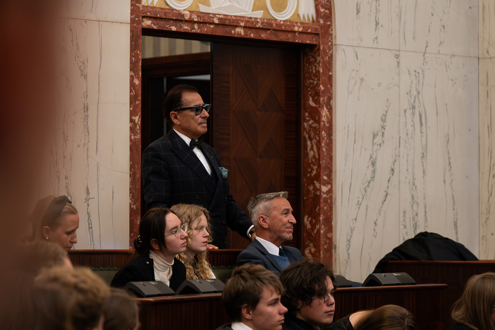 Konferencja edukacyjna dla młodzieży „Pod czerwoną gwiazdą – Górny Śląsk w 1945 r.”. Fot.: IPN Krzysztof Łojko