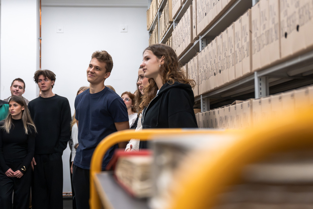 Zajęcia edukacyjne „Co kryją archiwa IPN?”. Fot.: IPN Krzysztof Łojko