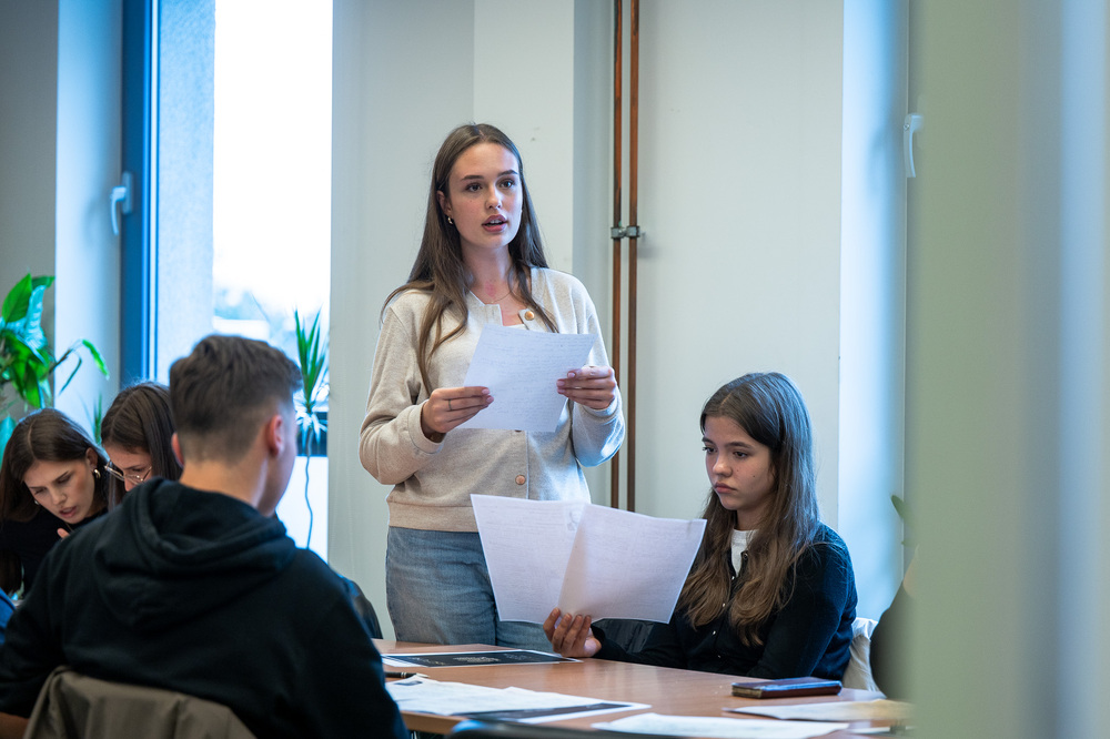 Zajęcia edukacyjne „Co kryją archiwa IPN?”. Fot.: IPN Krzysztof Łojko