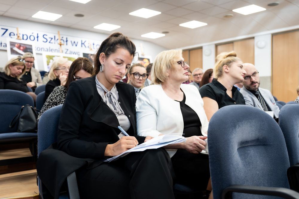 Oddział IPN w Katowicach przedstawił ofertę dla szkół Zakładu Doskonalenia Zawodowego. Fot.: IPN Krzysztof Łojko