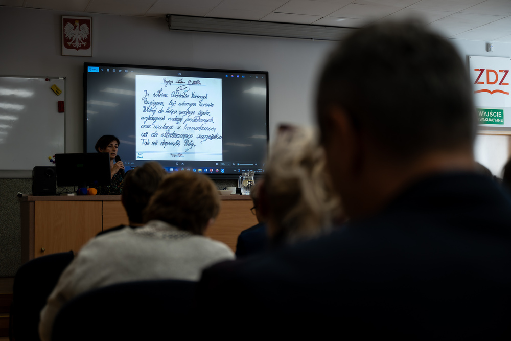 Oddział IPN w Katowicach przedstawił ofertę dla szkół Zakładu Doskonalenia Zawodowego. Fot.: IPN Krzysztof Łojko