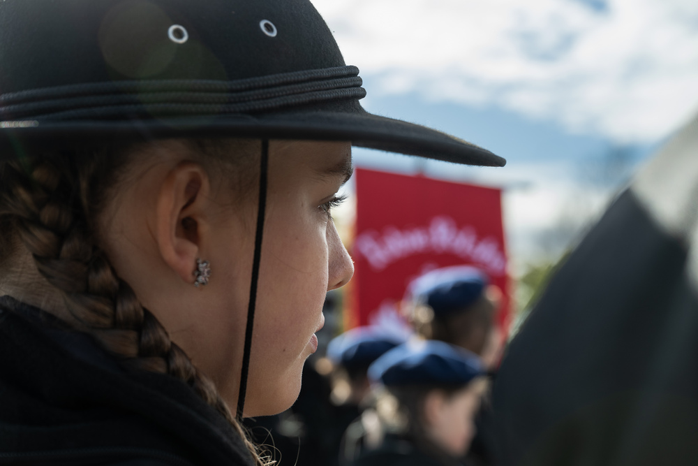 Uroczystość oznaczenia znakiem pamięci „Tobie Polsko” grobu uczestniczki III powstania śląskiego hm. Wandy Jordan-Łowińskiej – Katowice. Fot.: IPN Krzysztof Łojko