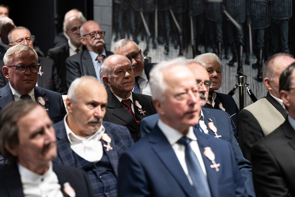 Uroczystość wręczenia Krzyży Wolności i Solidarności. Fot.: IPN Krzysztof Łojko