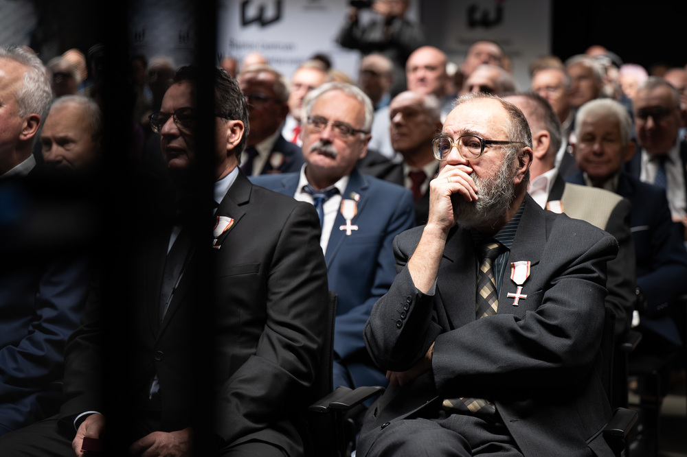 Uroczystość wręczenia Krzyży Wolności i Solidarności. Fot.: IPN Krzysztof Łojko