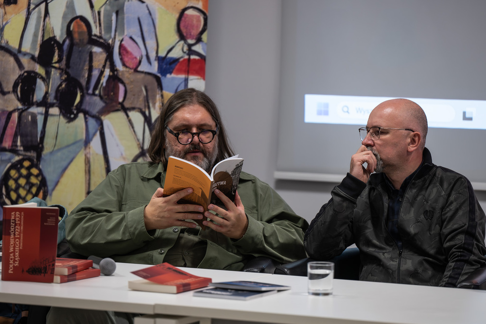 Prezentacja publikacji „Policja Województwa Śląskiego 1922-1939. Powstanie i organizacja”. Fot.: IPN Krzysztof Łojko