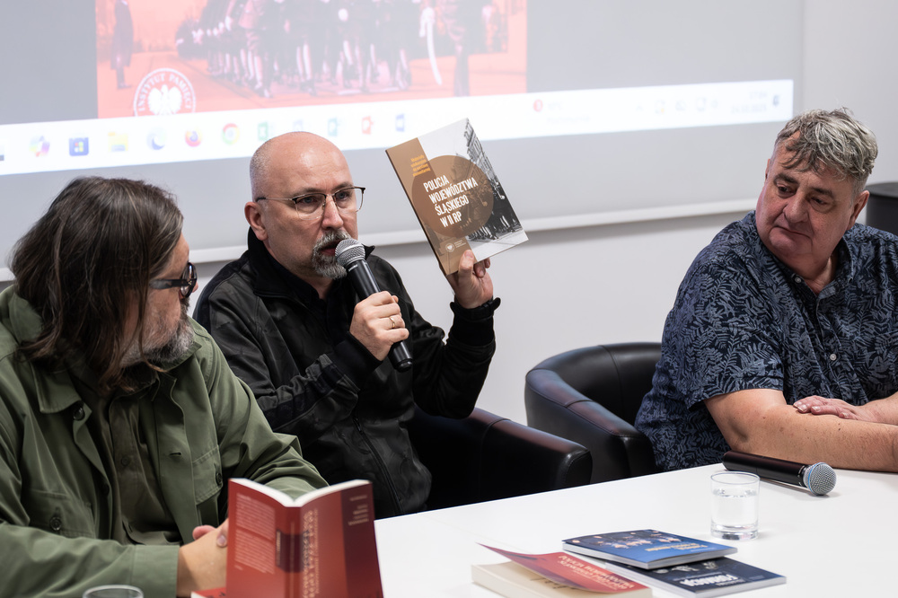 Prezentacja publikacji „Policja Województwa Śląskiego 1922-1939. Powstanie i organizacja”. Fot.: IPN Krzysztof Łojko