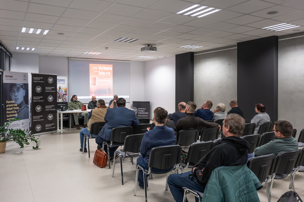 Prezentacja publikacji „Policja Województwa Śląskiego 1922-1939. Powstanie i organizacja”. Fot.: IPN Krzysztof Łojko