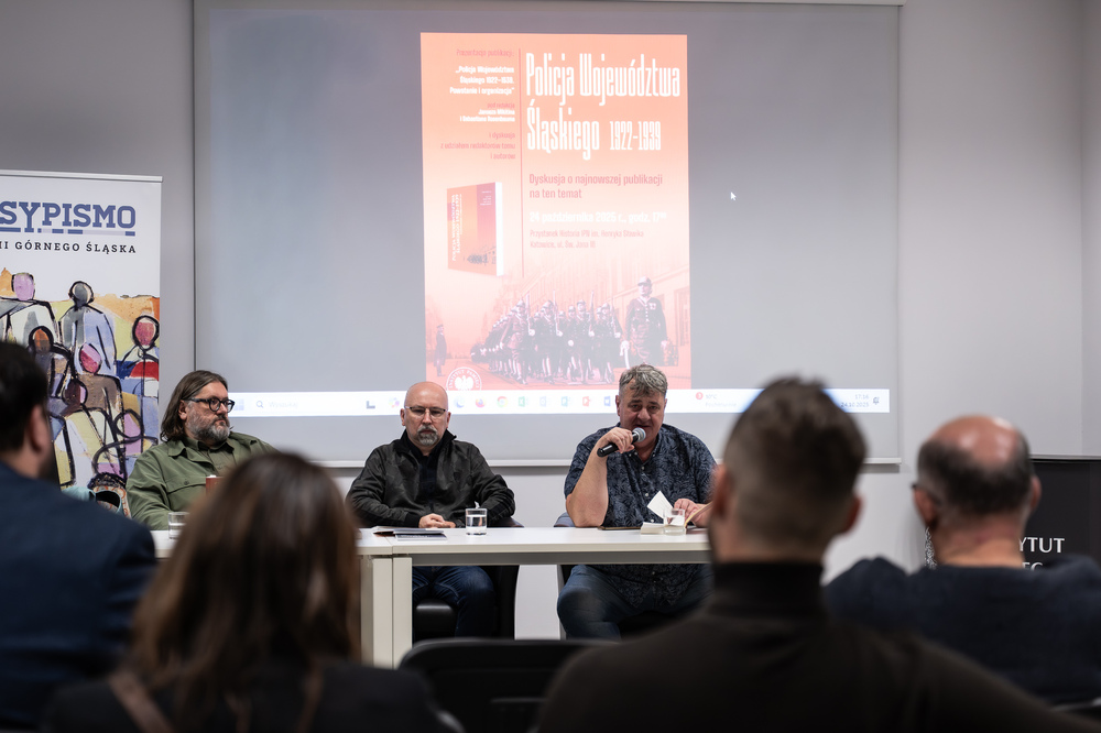 Prezentacja publikacji „Policja Województwa Śląskiego 1922-1939. Powstanie i organizacja”. Fot.: IPN Krzysztof Łojko