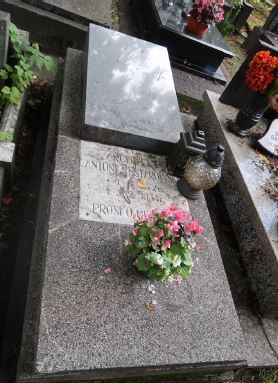 Grób Antoniego Nestarowskiego przed remontem.