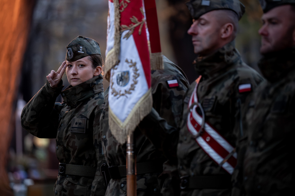 107. rocznica obrony Lwowa – Bytom, 31 października 2025. Fot.: IPN Krzysztof Łojko