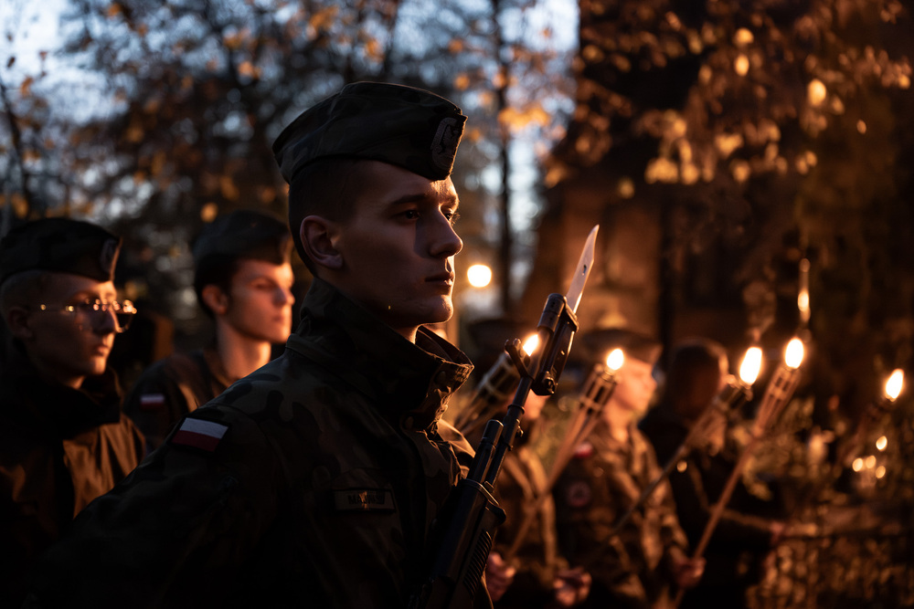 107. rocznica obrony Lwowa – Bytom, 31 października 2025. Fot.: IPN Krzysztof Łojko