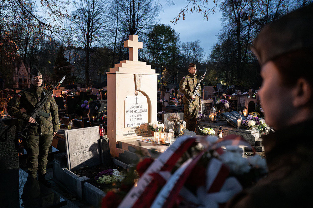 107. rocznica obrony Lwowa – Bytom, 31 października 2025. Fot.: IPN Krzysztof Łojko