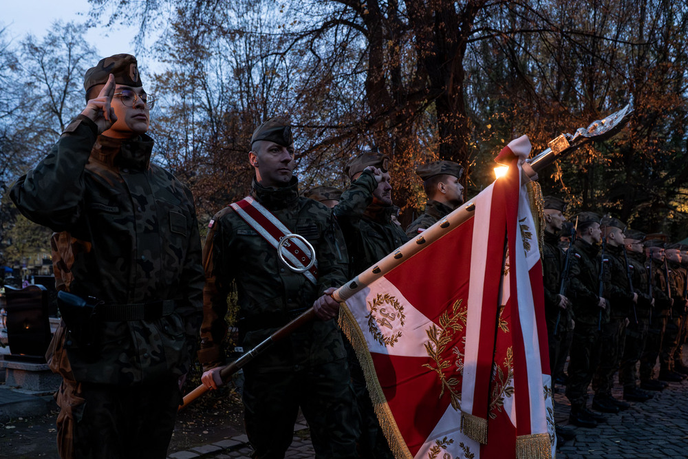 107. rocznica obrony Lwowa – Bytom, 31 października 2025. Fot.: IPN Krzysztof Łojko