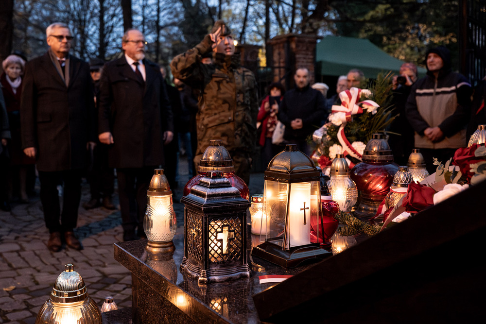 107. rocznica obrony Lwowa – Bytom, 31 października 2025. Fot.: IPN Krzysztof Łojko