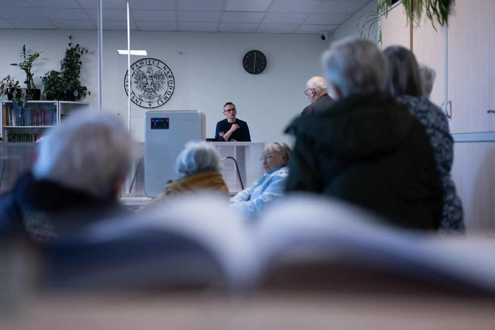Zajęcia edukacyjne „Co kryją archiwa IPN?“. Fot.: IPN Krzysztof Łojko