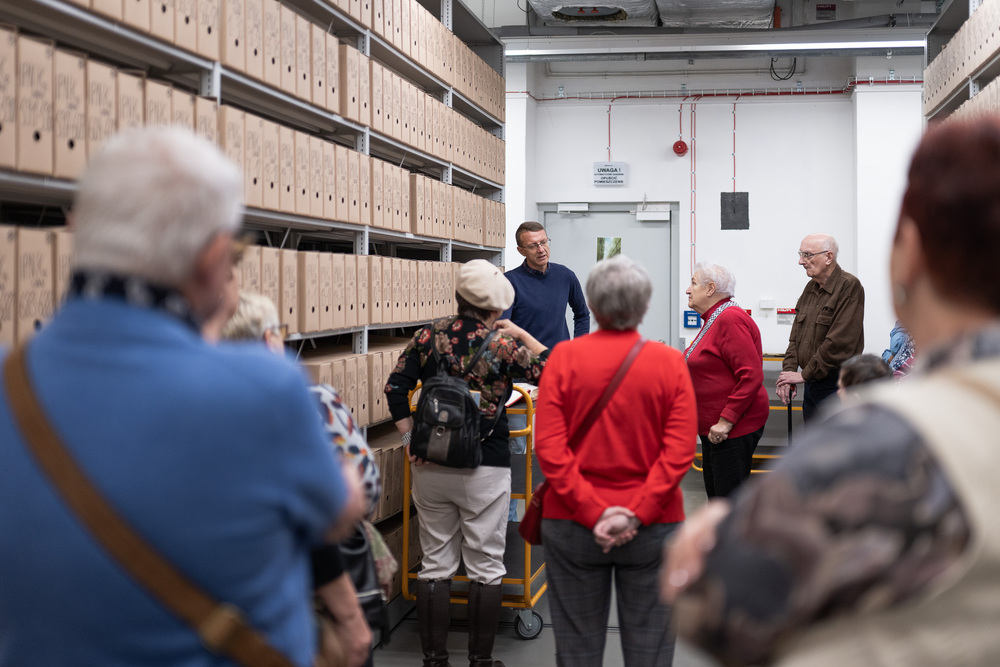Zajęcia edukacyjne „Co kryją archiwa IPN?“. Fot.: IPN Krzysztof Łojko