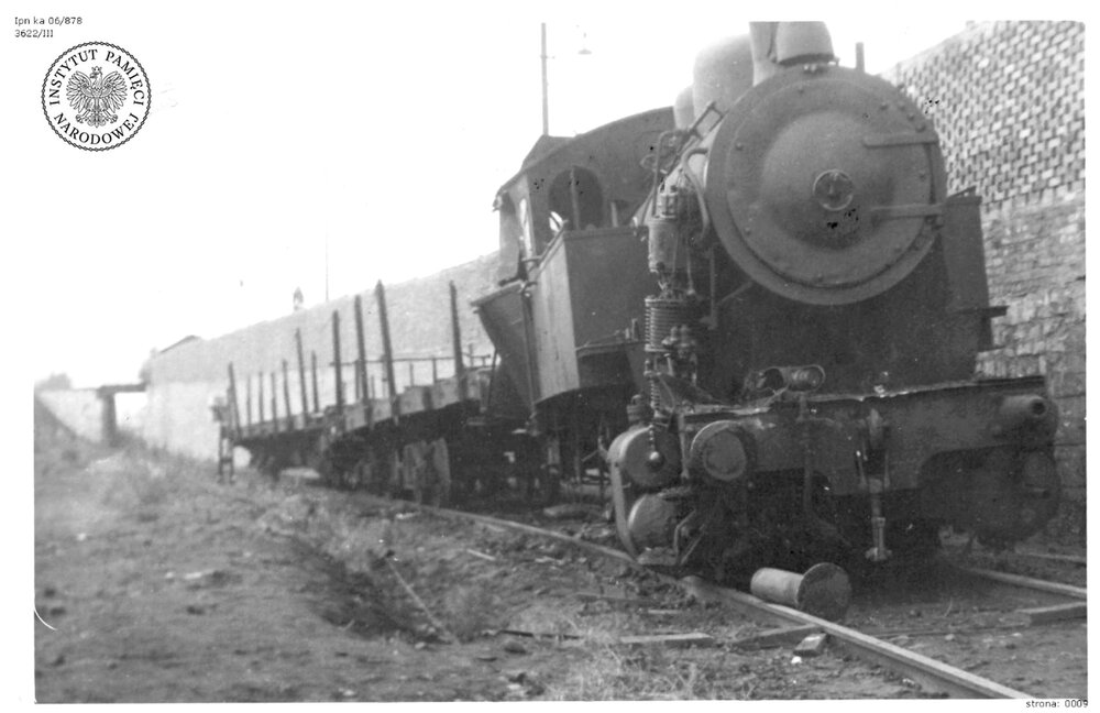 Zderzenie pociągów w Dąbrowie Górniczej w sierpniu 1951 r. (IPN Ka 06/878)