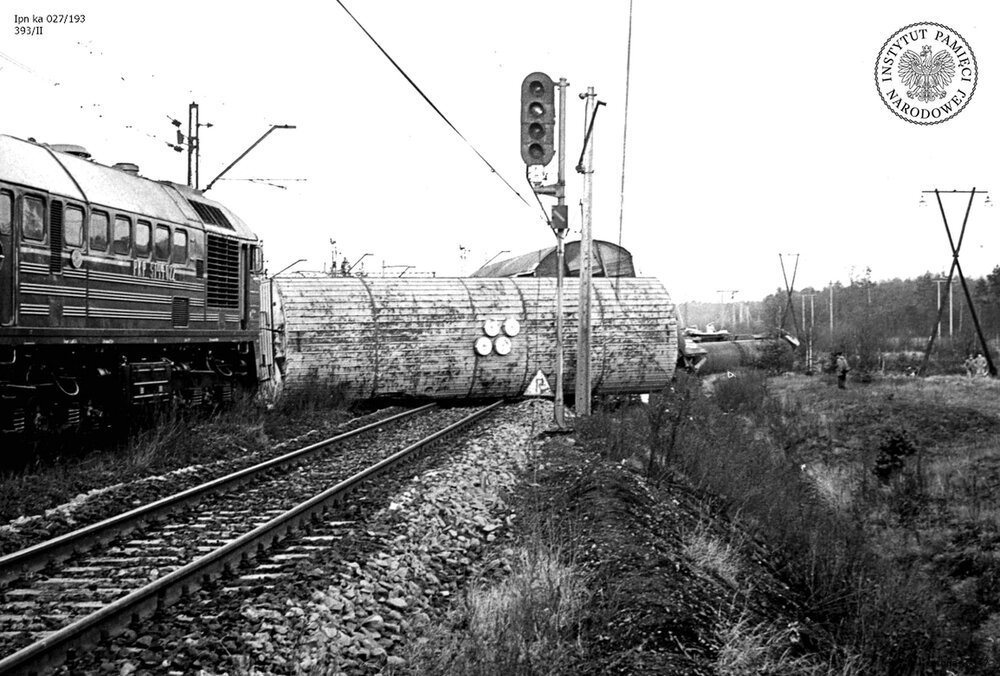 Zderzenie pociągów w Kaletach w listopadzie 1977 r. (IPN Ka 027/193)