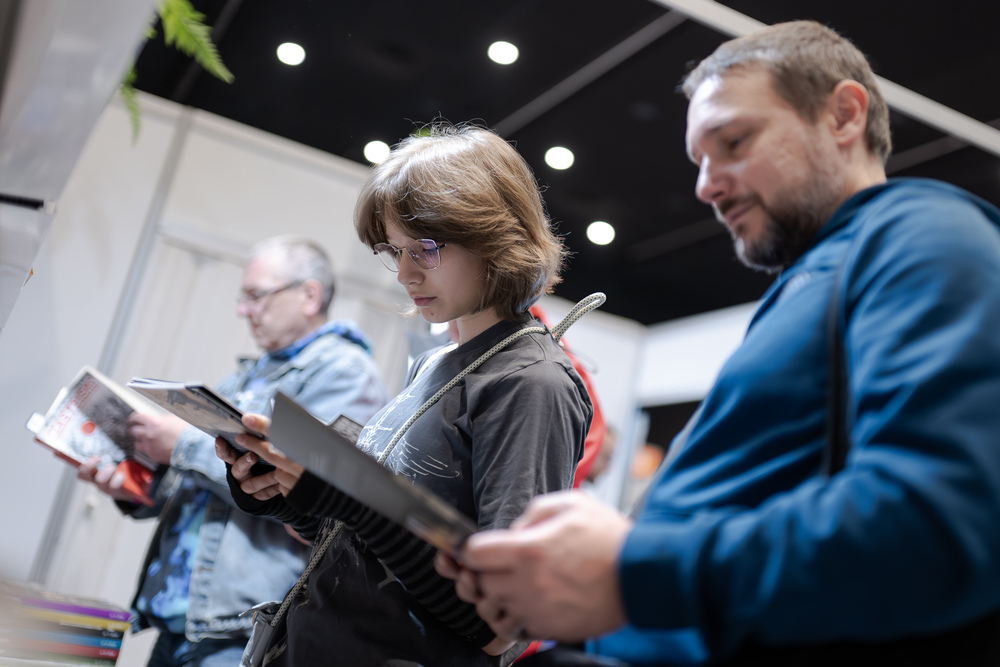 Wydawnictwo IPN na Targach Książki w Katowicach, 7-9 listopada 2025. Fot.: IPN Krzysztof Łojko