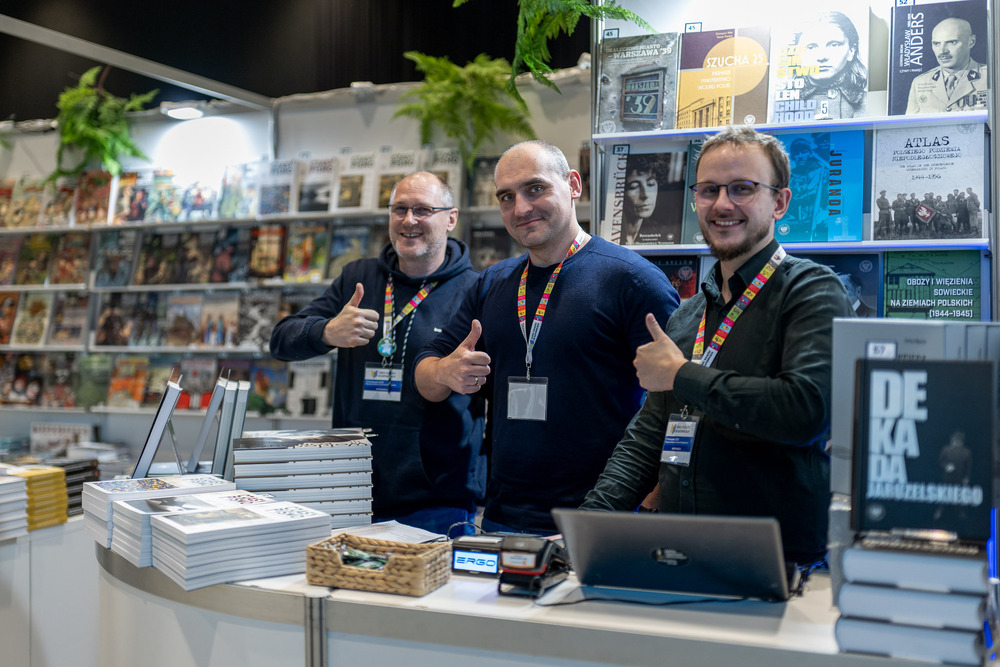 Wydawnictwo IPN na Targach Książki w Katowicach, 7-9 listopada 2025. Fot.: IPN Krzysztof Łojko