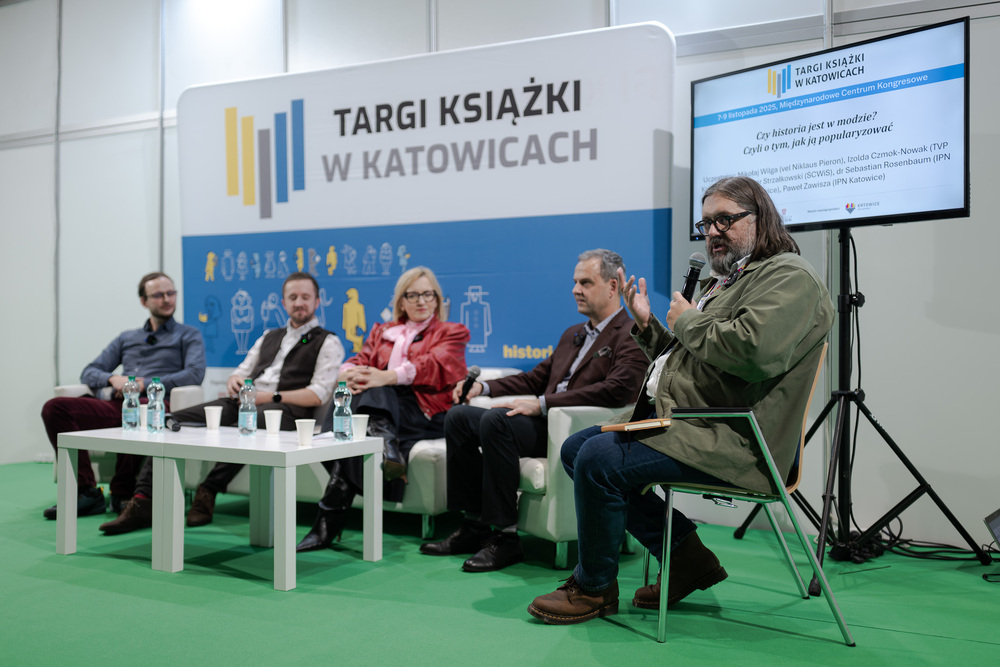 Wydawnictwo IPN na Targach Książki w Katowicach, 7-9 listopada 2025. Fot.: IPN Krzysztof Łojko