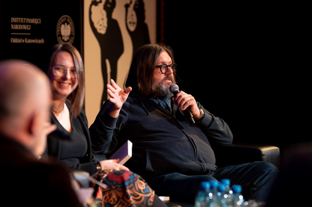 Słuchanie w ciemnościach „Po prostu Korfanty” – Katowice, 15 listopada 2025. Fot.: IPN Krzysztof Łojko