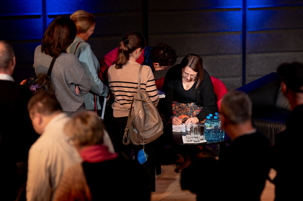 Słuchanie w ciemnościach „Po prostu Korfanty” – Katowice, 15 listopada 2025. Fot.: IPN Krzysztof Łojko