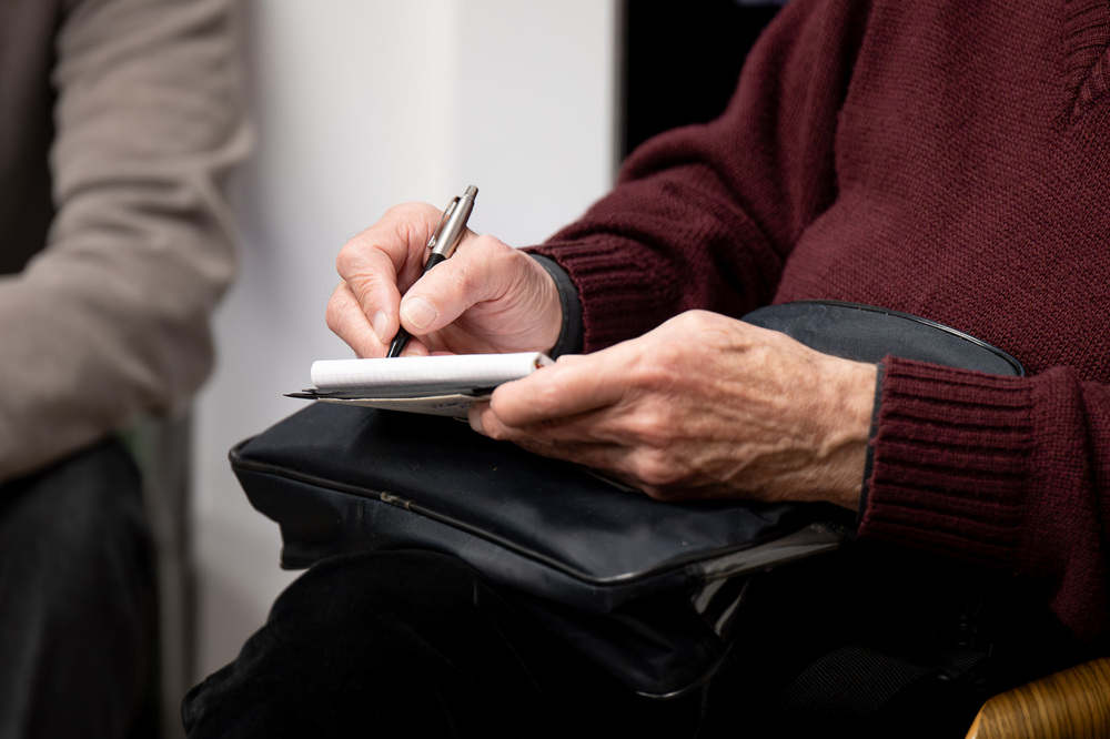 Wykład Adama Kurusa „Nieznane fakty o boju Wołyńskiej Brygady Kawalerii pod Mokrą 1 IX 1939”. Fot.: IPN Krzysztof Łojko