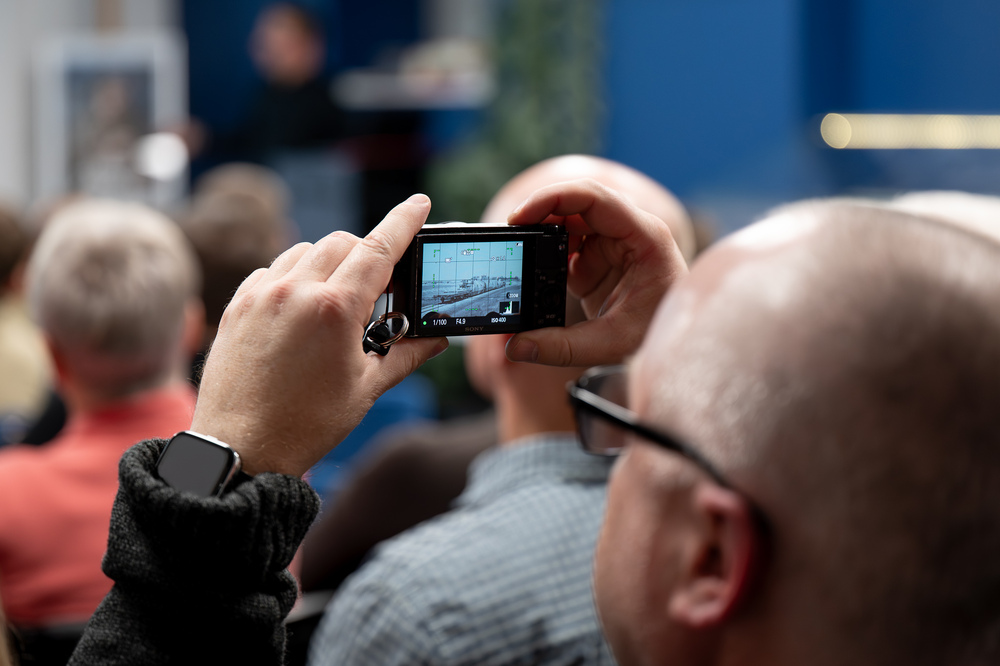 Wykład Adama Kurusa „Nieznane fakty o boju Wołyńskiej Brygady Kawalerii pod Mokrą 1 IX 1939”. Fot.: IPN Krzysztof Łojko