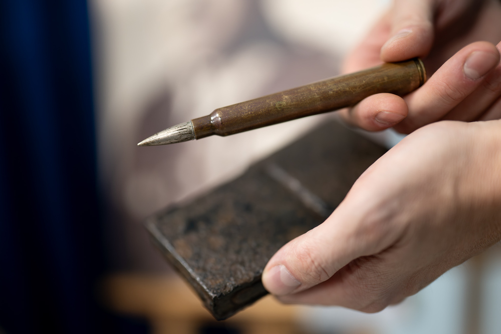 Wykład Adama Kurusa „Nieznane fakty o boju Wołyńskiej Brygady Kawalerii pod Mokrą 1 IX 1939”. Fot.: IPN Krzysztof Łojko