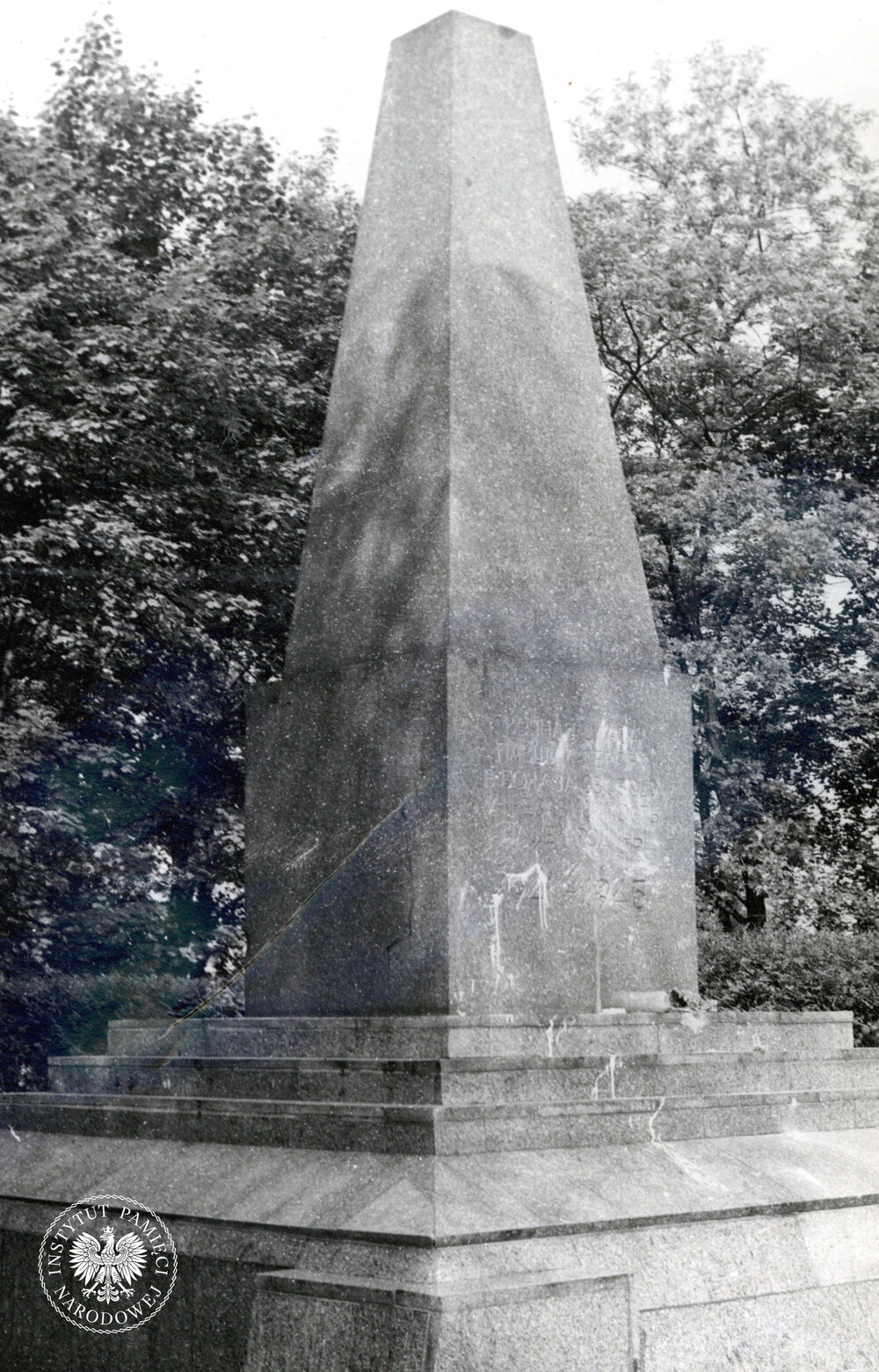 Pomnik w Rybniku przy ul. Rudzkiej, maj 1981 r. (IPN Ka 048/1821, t. 2)