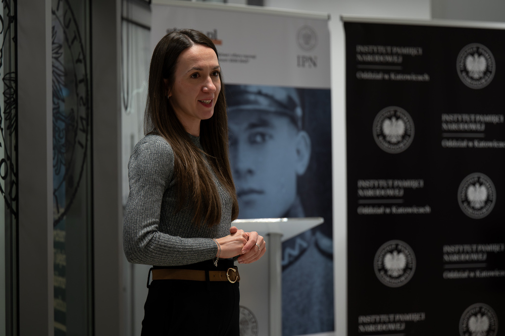 Wykład Przemysława Namsołka „Wileńska Golgota. Zbrodnia w Ponarach 1941–1944”. Fot.: IPN Krzysztof Łojko